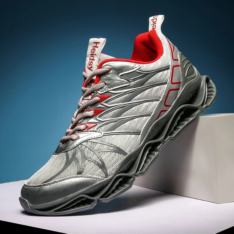 

Super Cool Running Shoes Man Mesh Breathable Sport Shoes Mens Black Red Boys Trainers Running Top Quality Walking Jogging Shoes