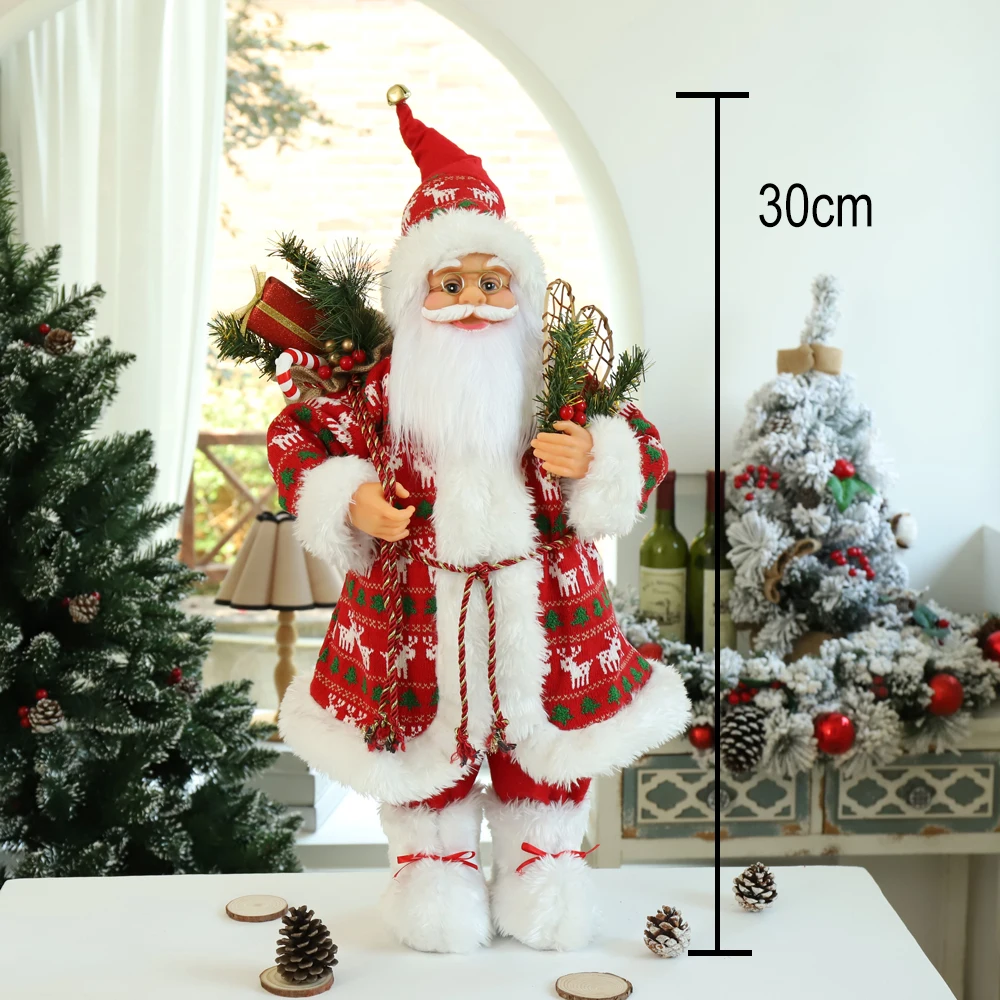 Raz Christmas Decorations 2022 New Year 2022 Christmas Decorations For Home 25 Style Height 30Cm Santa  Claus Doll Children's Gifts Window Ornaments Navidad - Christmas Pendant &  Drop Ornaments - Aliexpress