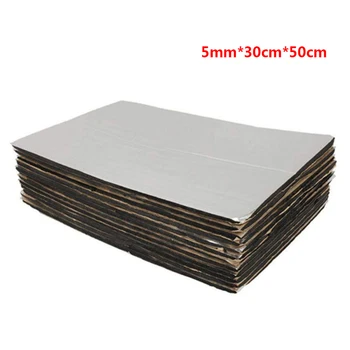

30x50cm Fiberglass noise insulation for car auto noise insulation rubber soundproofing vibration isolation thermal insulator FM