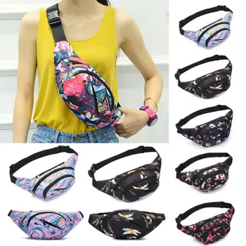 

Women Waist Bags Fanny Pack Belt Zipper Waist Pack Chest Tote Purse Travel Bum Bag Phong Bags Unisex /BY