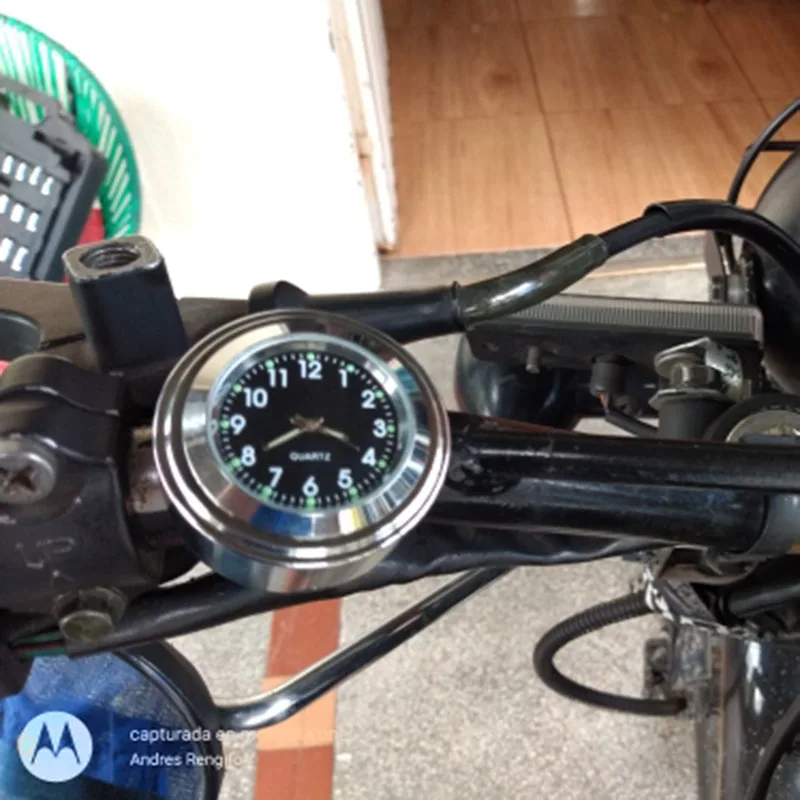 Универсальный 7/" Водонепроницаемый руль мотоцикла крепление кварцевые часы мотор велосипедные часы Мото Аксессуары