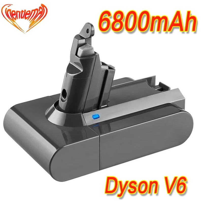 6800mAh 21.6V 6.8Ah Li ion Battery for Dyson V6 DC58 DC59 DC61 DC62