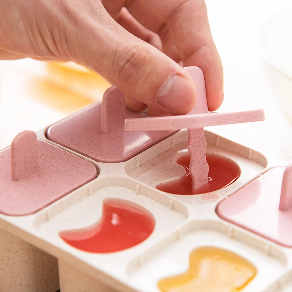 Мороженое классическая форма 8 ячеек Popsicle лоток для дома не липкий DIY Плесень
