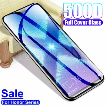 Перейти на Алиэкспресс и купить 500D закаленное стекло для Huawei Honor 7A 7C 7X 7S Защитная пленка для экрана Honor 9X 8X 8S 8A 8C 20S V30