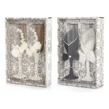 4 шт Свадебные бокалы es персонализированные флейты шампанского кристаллические вечерние подарки для тостов бокалы юбилей