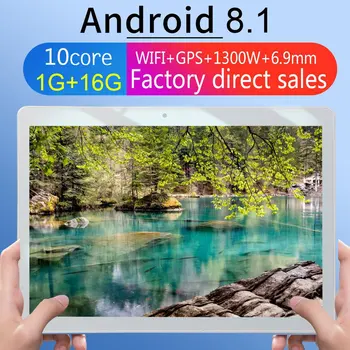 

KT107 Round Hole Tablet 10.1 Inch HD Large Screen Android 8.10 Version Fashion Portable Tablet 1GB+16GB Pink Tablet