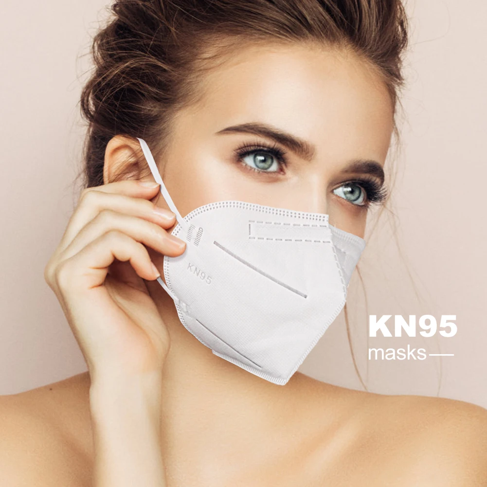 

KN95 PM 2.5 Respirator Nonwoven Anti Dust Musk KN95 Mouth Face Mask Anti Virus KN95 Respirator Safety Protective Mask
