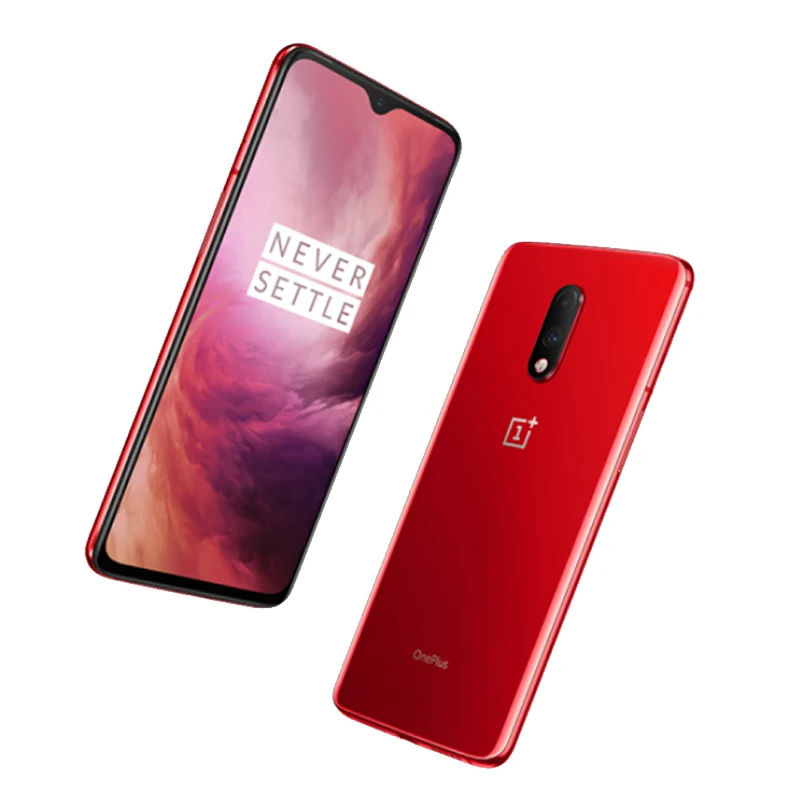 Oneplus 7 Мобильный телефон Snapdragon 855 Octa core 8GB 12 Гб Оперативная память 256 ГБ Встроенная память UFS 3,0 6,4" 48MP Камера 4 аппарат не привязан к оператору сотовой связи NFC Смартфон