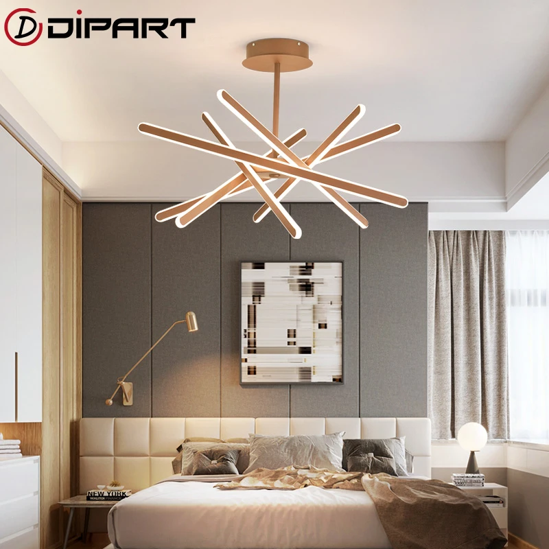 

Modern Led Chandeliers Modern Bedroom Lights Fixture For Dining Living Room Decor Lamps With Remote Dimmable Nordic Kitchen