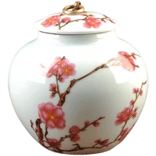 Чай керамиковая чайница ваза влагостойкий Чай Caddy хранения банок, закупориваемая банка торты и Wake-up Контейнеры для чая для домашнего хозяйства