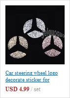Воздушная наклейка на розетку/приборную панель, украшение на выход, кольцо, наклейка для Mercedes Benz- C class W205 GLC