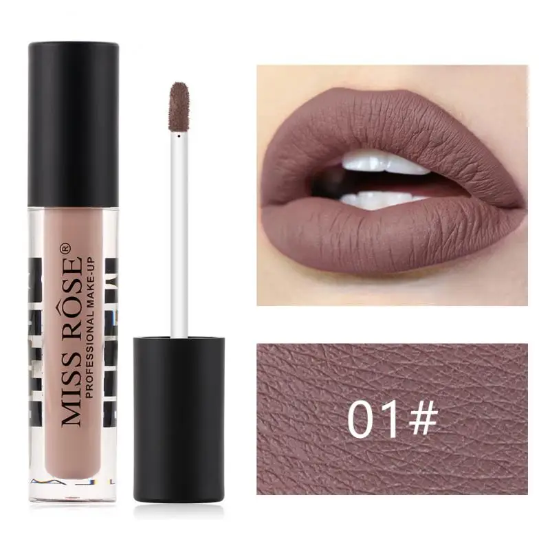 Матовая губная помада MISS ROSE 6 шт. стойкая водостойкая легкая в нанесении пигменты