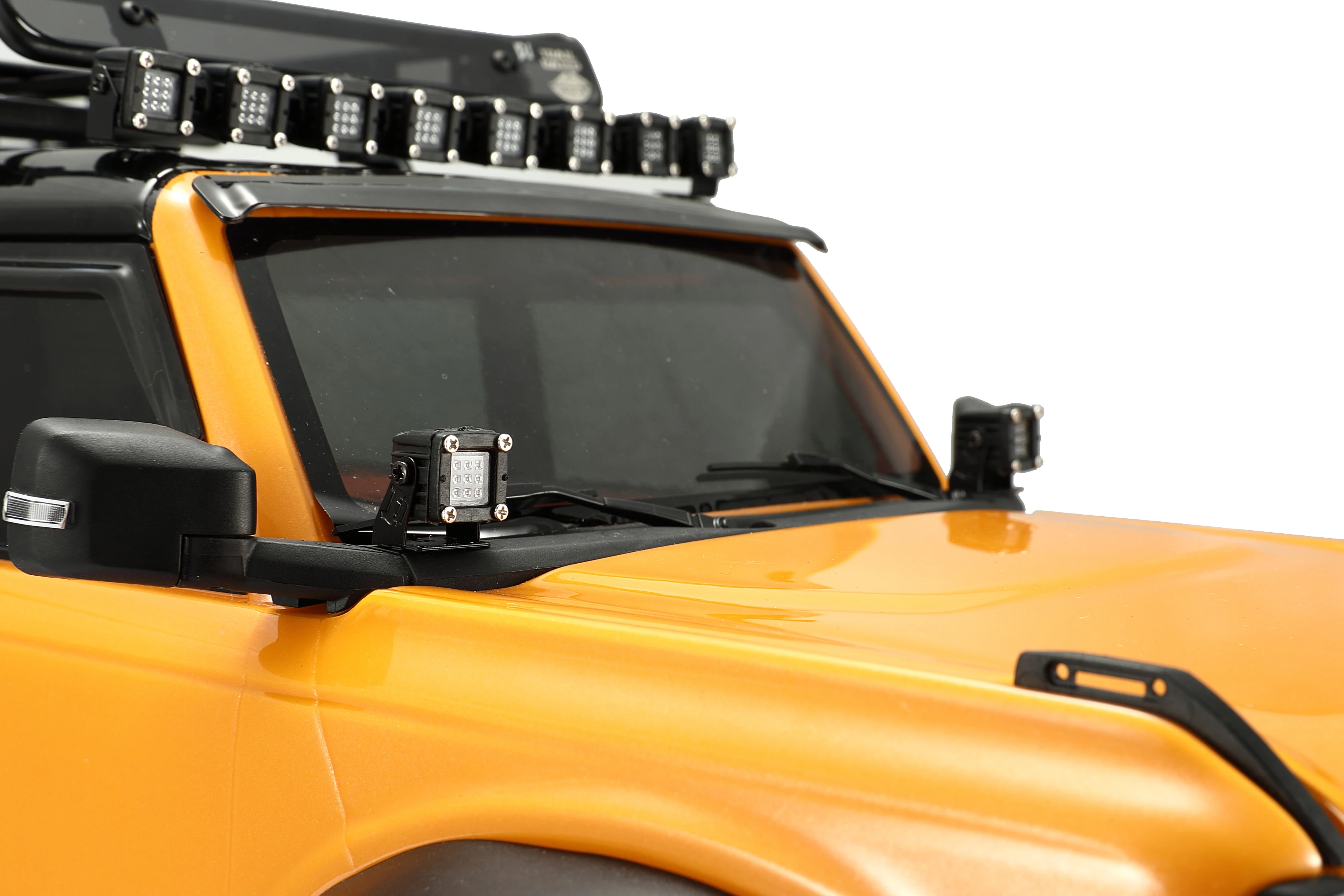 RC Car Light Kits Sidelight with Mount Holder LED Lamp Spotlight Set 1/10 1/12 Truck Rock Crawler Off-road