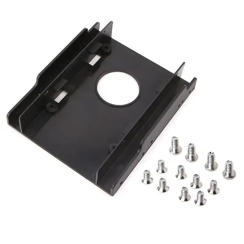2," до 3,5" жесткий диск адаптер HDD SSD конвертер Монтажный кронштейн пластиковый держатель для хранения