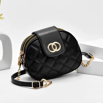 

Chain bag women 2020 new Ladies Handbags Women pu bags Shoulder Bag Female Crossbody Multi-layer Messenger Bags for women