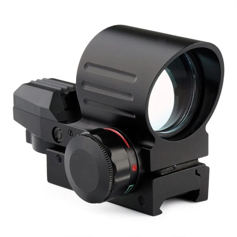 Тактический голографический прицел Reflex 4 Reticles красный зеленый точечный прицел 21 мм рельсовый охотничий красный точечный прицел для страйкбола снайпера