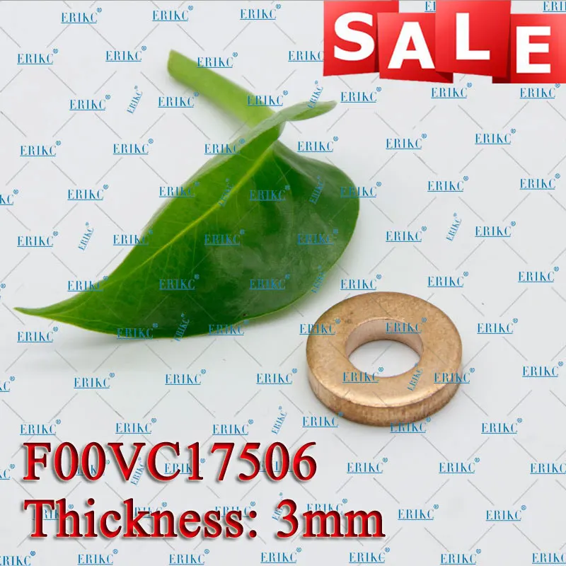 F00VC17503 дизель медная шайба для шприца F00VC17504 сопло впрыска тепловой щит F00VC17505 F00RJ01453 F00RJ02175 для Bosch Shim - Цвет: F00VC17506  3mm