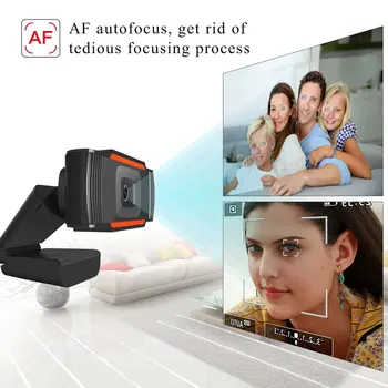 

HD Webcam Support 480P 30FPS Web Camera Video Call Autofocus Webcams Web HD for PC Laptop Computer Desktop New