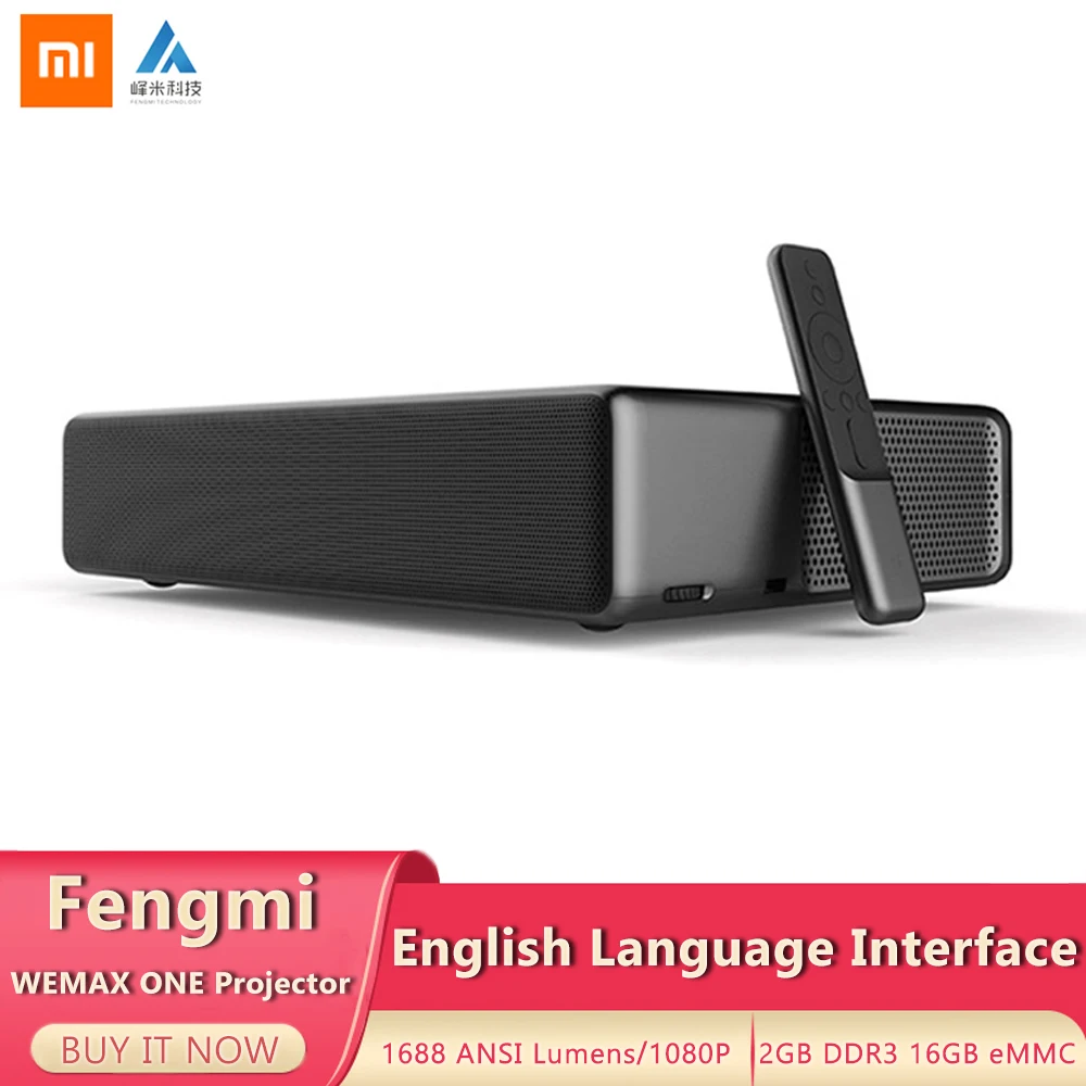 Лазерный проектор Xiaomi Fengmi Wemax One с английским интерфейсом ТВ 5500 люмен 150 дюймов 1080
