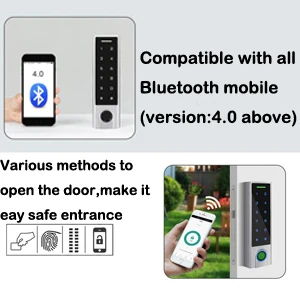 Bluetooth tuya app biométrico impressão digital sistema