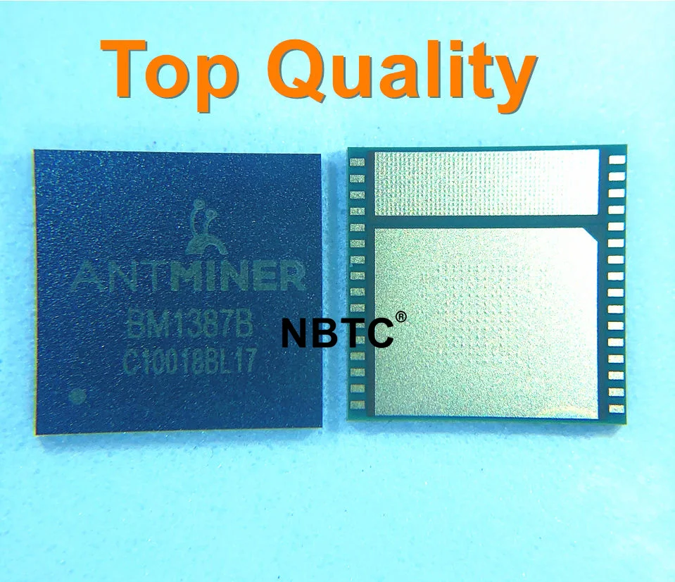 100PCS BM1387 BM1387B ASIC Bitcoin BTC Miner S9 S9i T9 T9+ Chip TOP QUALITY