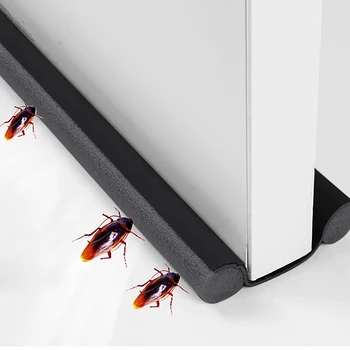 

1pcs Door Draft Stopper Home Office Noise Reduce Under Door Draft Dustproof Strip EVA Soft Guard Door Seal Durable Draft Stopper