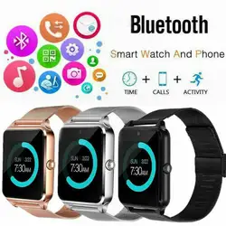 Z60 Bluetooth Смарт часы телефон Поддержка GSM SIM музыка играть Dail вызов камера Телефон Мат многофункциональные часы для IOS Android
