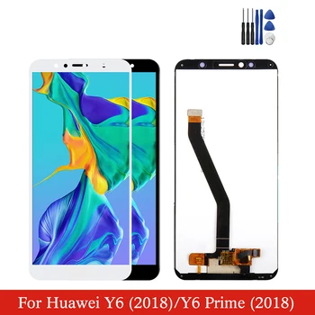 

For Huawei Y6 2018 LCD Display Touch Screen Digitizer Assembly On Y 6 Pro 2018 ATU LX1 LX3 L21 ATU-LX3 100% Test