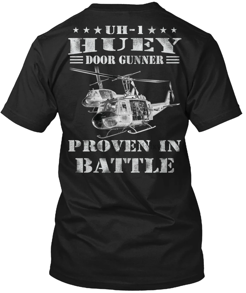 Men t shirt UH-1 HUEY DOOR GUNNER tshirts Women t-shirt |