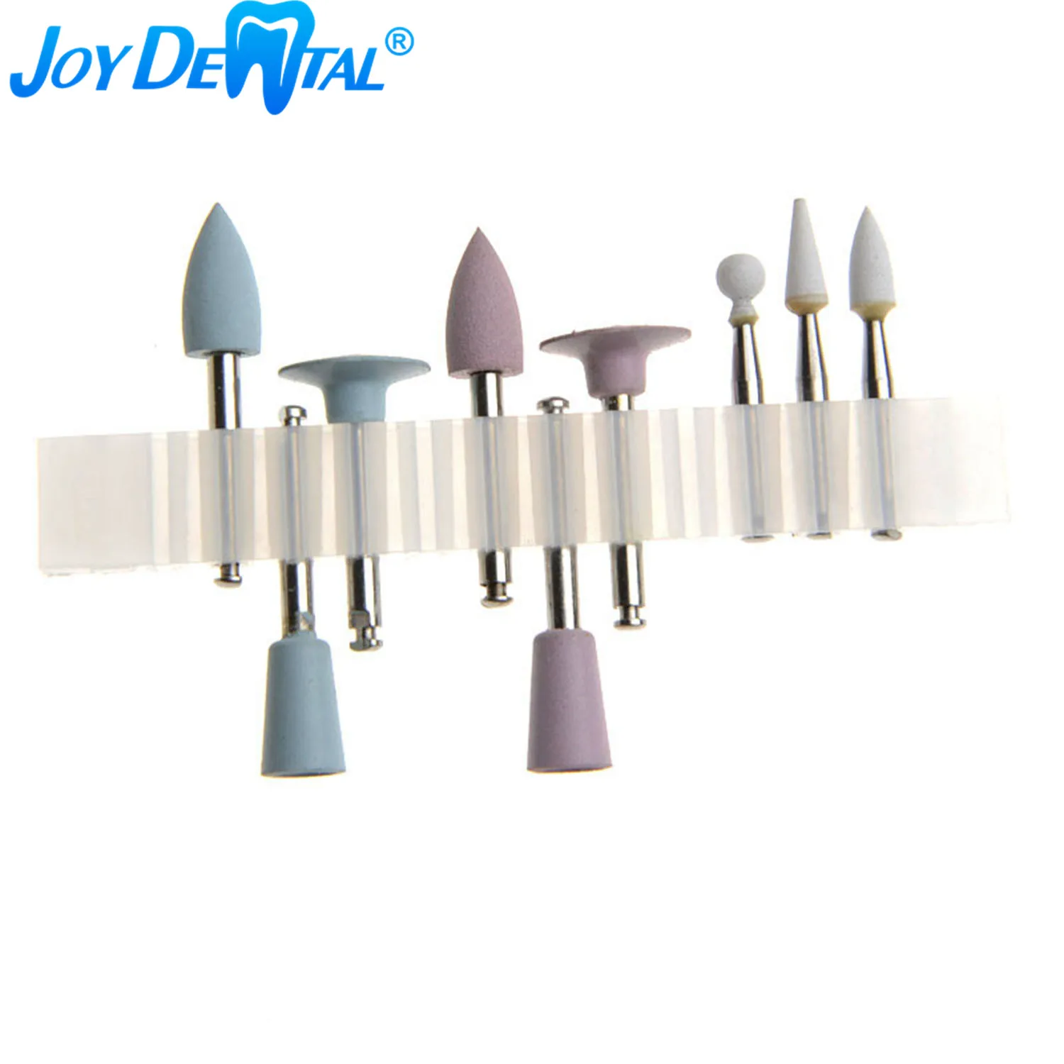 9 uds/Kit compuesto Dental kit de pulido RA 0309 3 de cerámica y 6 silicona pulidores de goma para baja velocidad, pieza de contraángulo