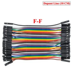 Versatile Dupont Jumper Wire Set for DIY Electronics - 10cm/20cm/30cm Lengths (10CM F-F)