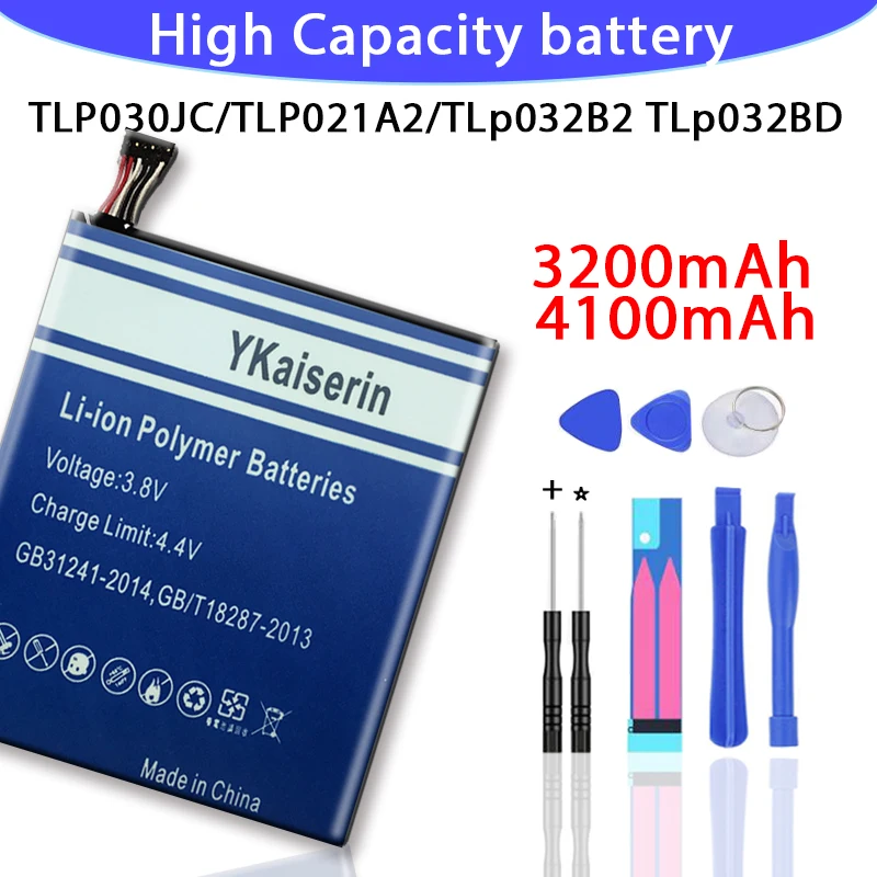 Battery For Alcatel One Touch POP 7 Pixi 8 P310A OT-6050 OT-6050Y TCL S830U S838M A3 XL 9008D 9008X CAC3000034CC Batteria + Tool | Мобильные