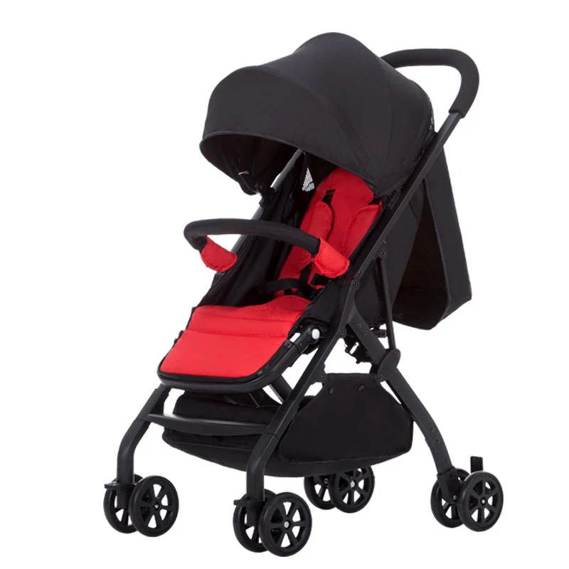 

BETSOCCI stroller can sit on ultra-light portable shock absorbent folding baby umbrella cart simple children's trolley