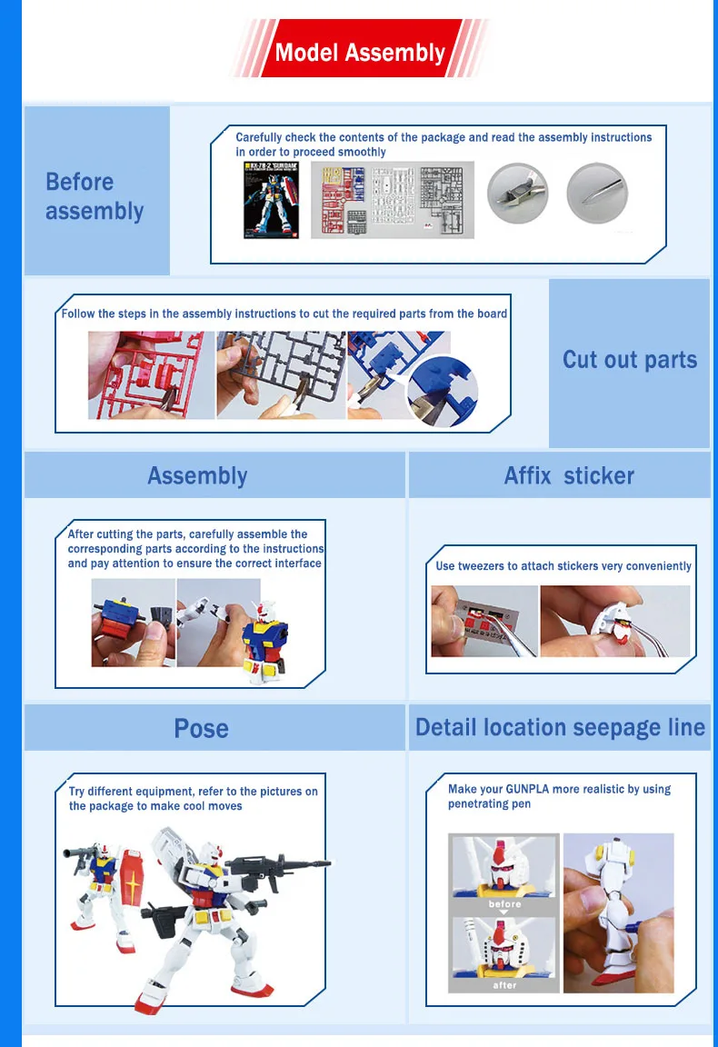 模型拼装说明模板