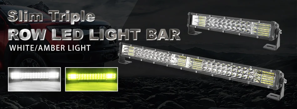 6D LED Light Bar 7'' 13'' 20 inch Offroad slim Led Bar Auto Driving Light fog lamp for Niva Lada Truck 4x4 SUV ATV 12V 24V