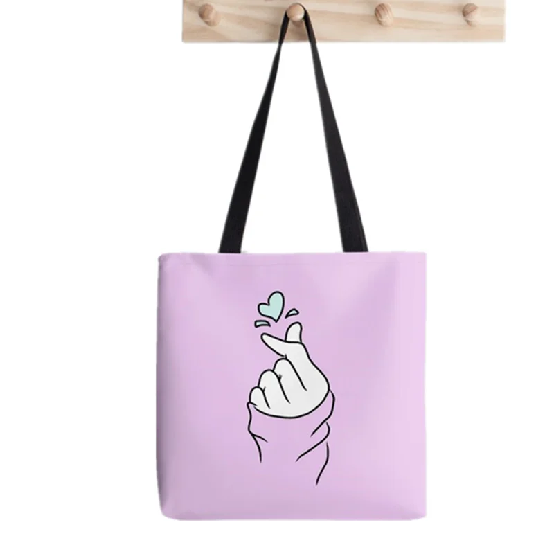 Shopper Corgilicious Corgi Doodle Bag Printed Tote Bag women Harajuku shopper handbag girl Shoulder shopping bag Lady Canvas Bag