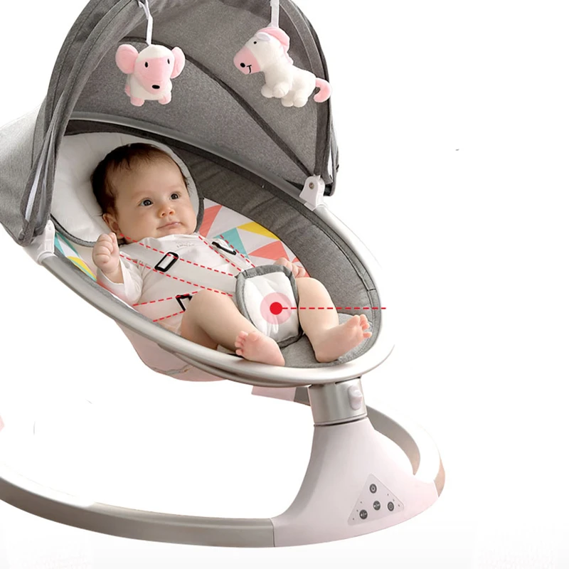 

Baby rocking chair Neonatal rocking bed Baby electric cradle to coax baby artifact with baby sleeping comfort chair