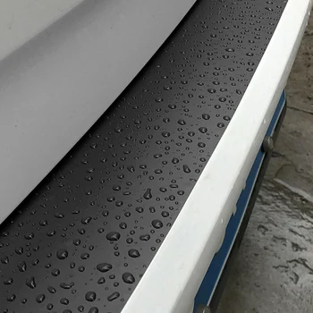 

Carbon Fiber Black Rear Bumper Protector Cover Trim Sticker Parts For MK7 Golf