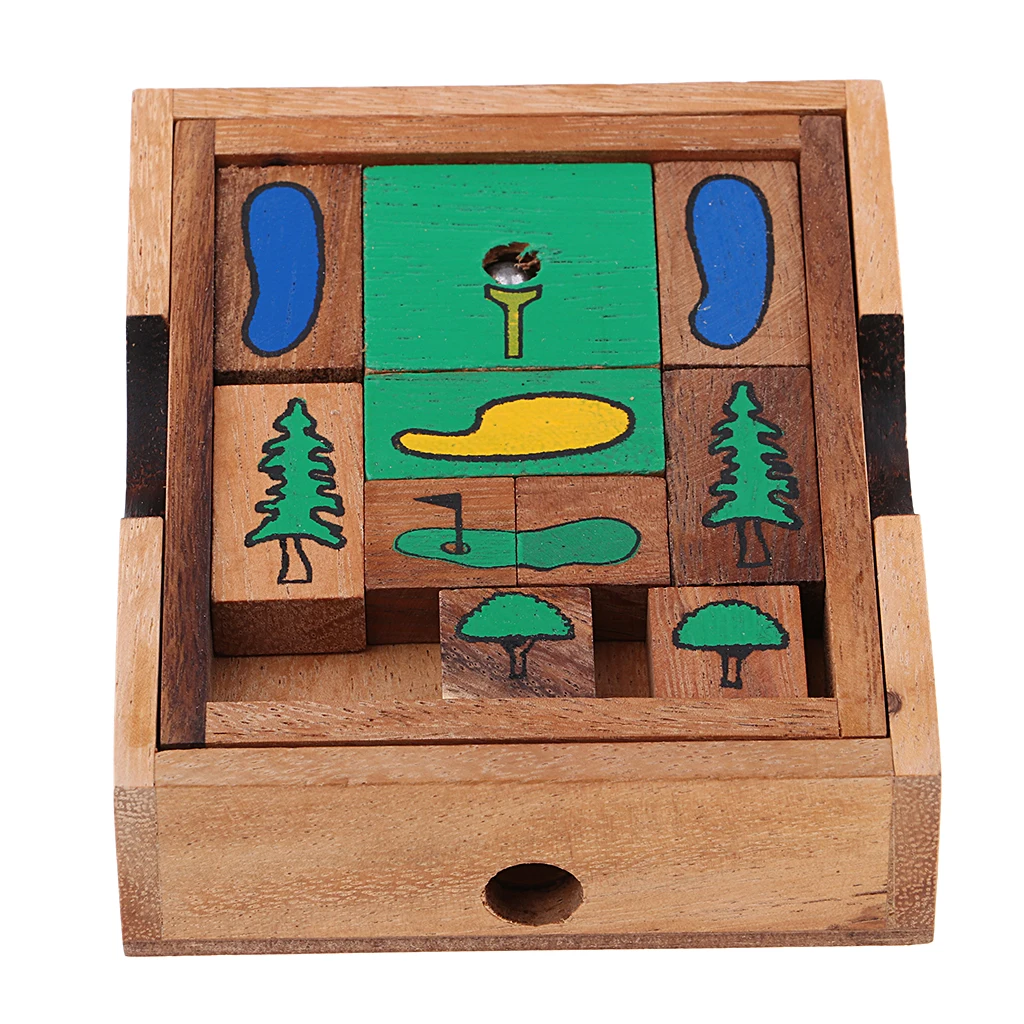 Preschool Educational Toys Wooden Board Games Sliding Klotski