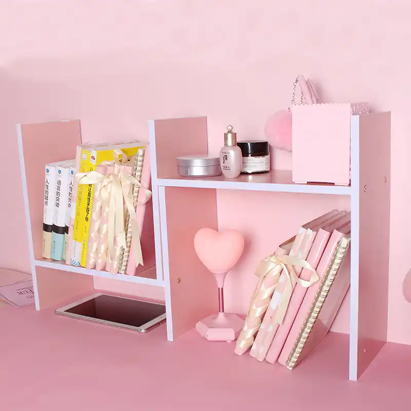 Creative Dormitory Table Bookshelf Storage Office Bookcase Desk