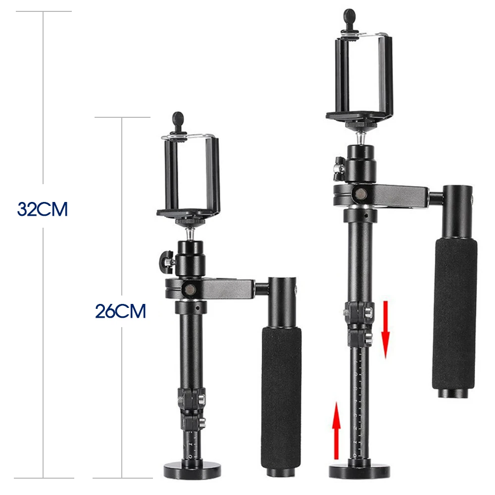 Neewer Stabilisateur Portatif en Alliage Aluminium 60cm avec Plateau