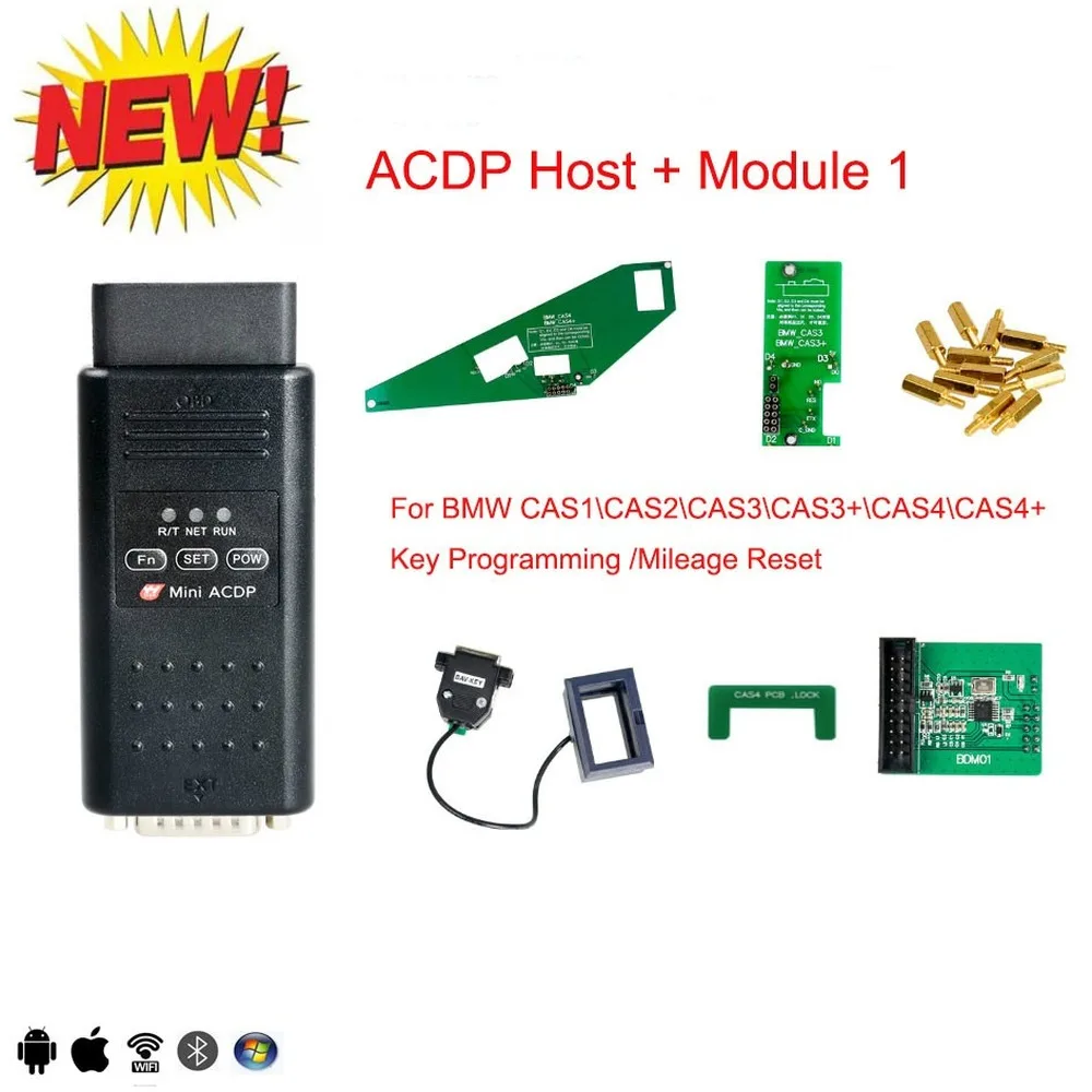 Yanhua ACDP ключ программист+ модуль 1- для CAS1 к CAS4+ добавление новых ключей или все ключи потеряны