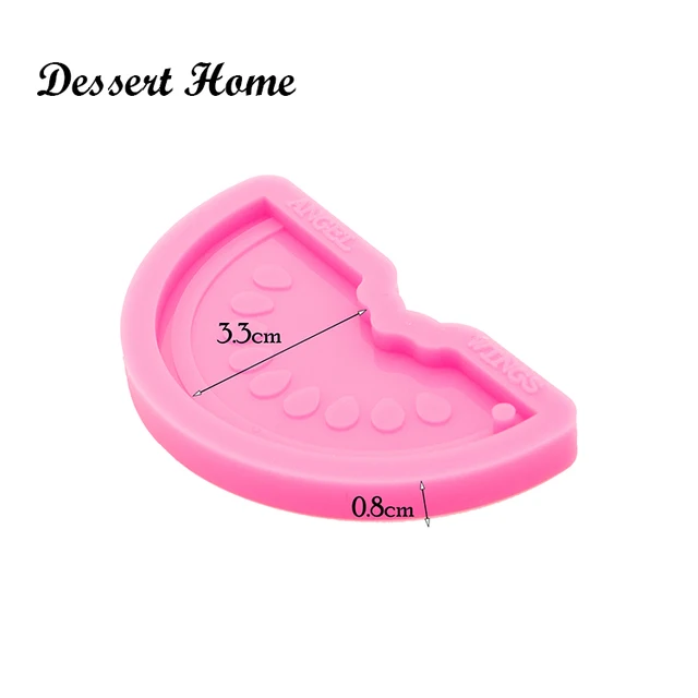 Dy0534 Fényes Gyanta Görögdinnye Öntőformák, Penész A Kulcstartóhoz, Szilikon Formák Barkácsolás Ékszerek Készítése, Agyag - Image 2