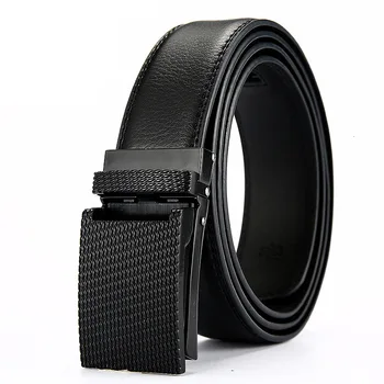 

Peikong Luxury Brand Business Automatic Buckle Genuine Leather Gold Metal Fashion For Men Belt High Quality Man Designer Belts
