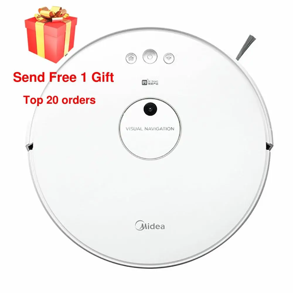 

On Sale Midea Intelligent Robot Vacuum Cleaner Cyclone Dust Collector House Vacum Electric Mop Interactive Floor Cleaning Robot