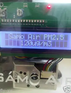 DIY портативный ручной воздуха PM2.5 0.3um 2.5um тестер Измеритель острых GP2Y1010AU