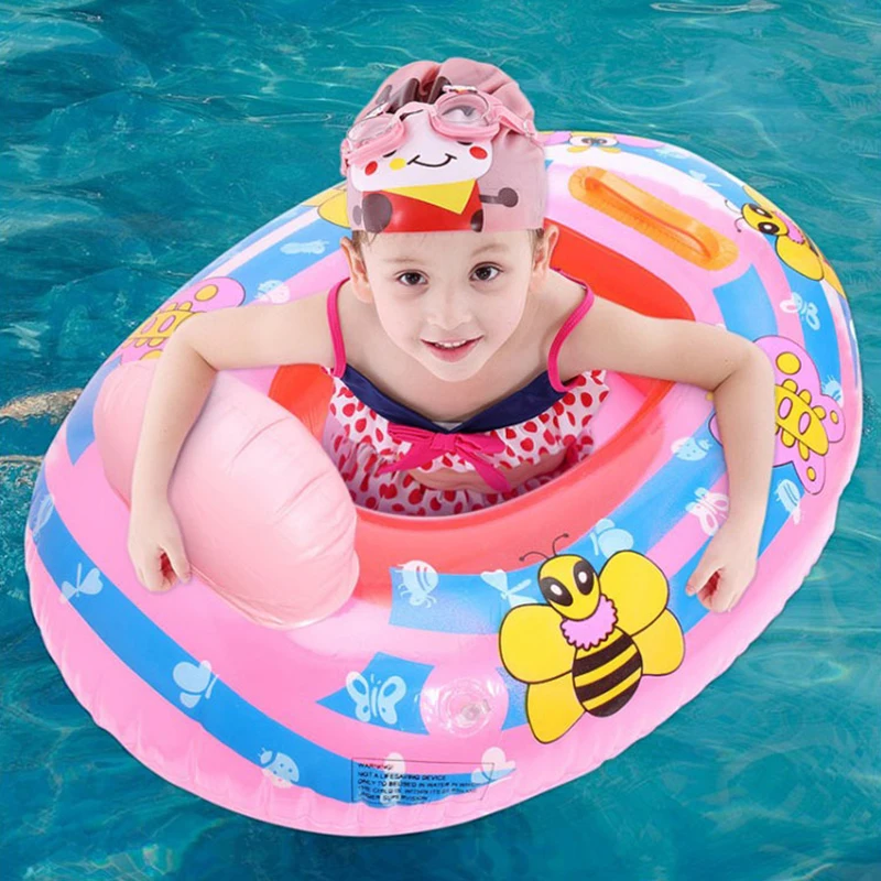 Kid Swim Ring Inflatable KIds Boys Girls Swimming Pool Neck Float Seat Beach Toy 