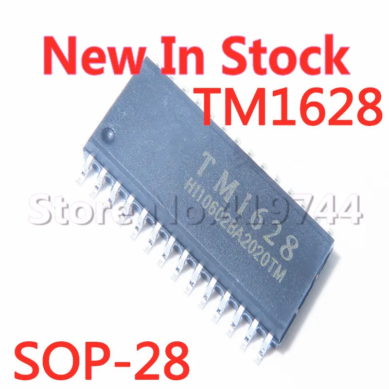 5 шт./лот TM1628 SOP-28 SMD Светодиодная цифровая трубка дисплей драйвер IC в наличии новая