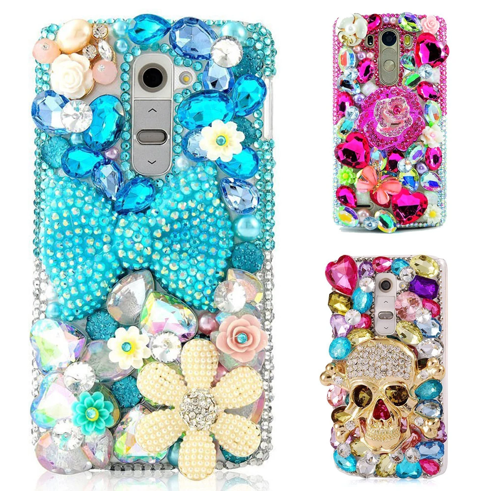 3D украшение со стразами ручной работы Блестящие ювелирное Алмазный чехол для Google