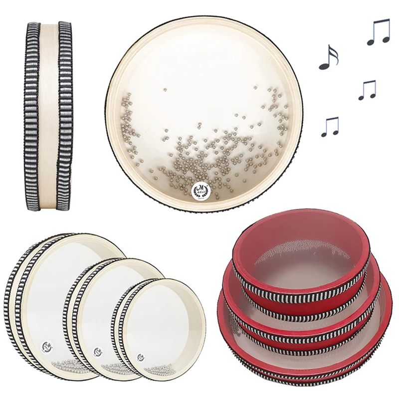 Early Education Toys Educational Toys Music Toys Musical Instrument Baby Montessori Ocean Wave Bead Hand Drum